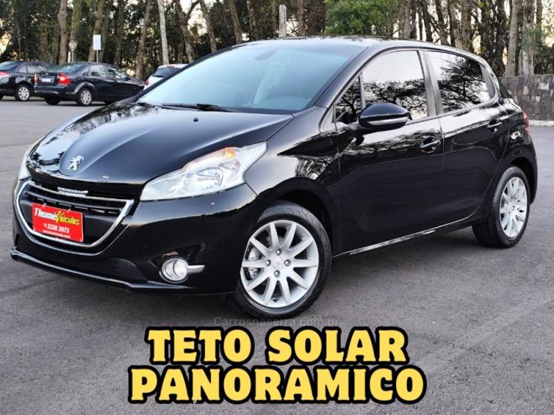 PEUGEOT - 208 - 2015/2016 - Preta - R$ 45.900,00